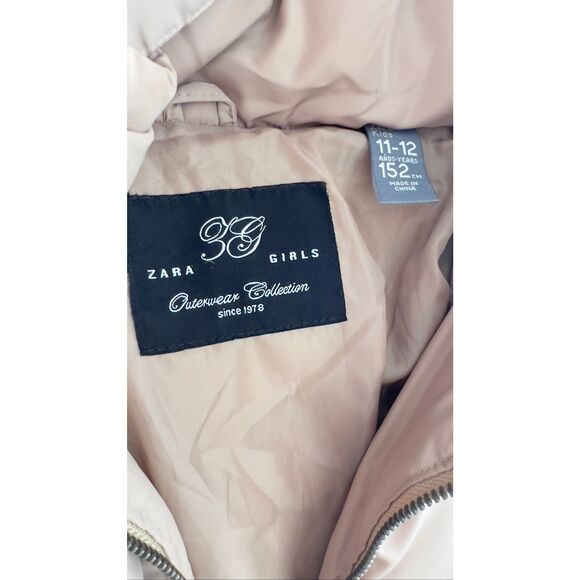 ZARA kids Puffer hooded jacket size 10-12 - Picture 9 of 9